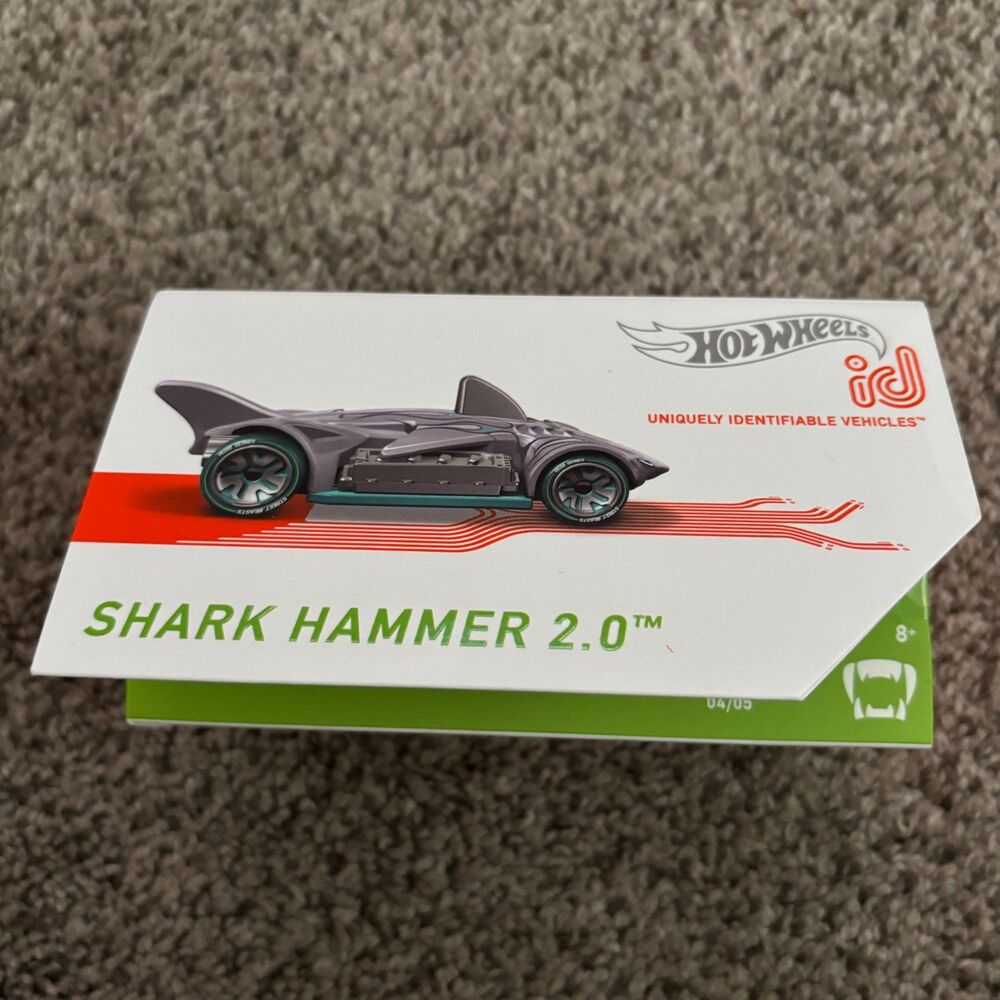 Hot Wheels id Shark Hammer 2.0 Street Beasts Series 1 #04/05 Diecast Car NIB